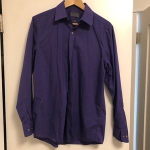 Men’s Purple Button Up